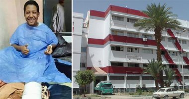 صور.. مأساة أسرة توفى ابنها بمستشفى أسوان الجامعى.. والده: دخل المستشفى بكسر فى قدمه ومات بسبب جرعة تخدير..وآخر كلماته: "اوعى تسيبنى يا أبويا"..مدير المستشفى: التقرير النهائى لم ينته والمريض كان يعانى من حساسية