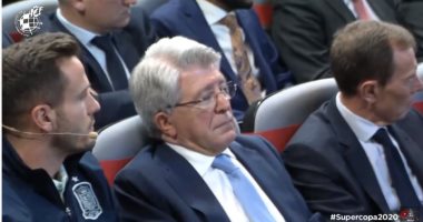 النوم يغلب رئيس أتلتيكو مدريد فى قرعة كأس السوبر الإسباني