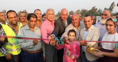 محافـظ المنوفية يفتتح محطة رفع صرف صحى كفر العرب 