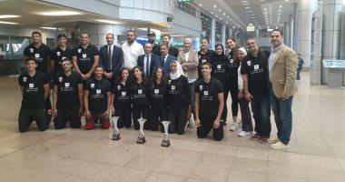 منتخبات السلة تصل القاهرة بعد التتويج بالبطولة الأفريقية.. صور