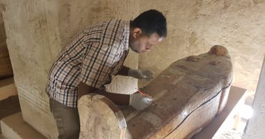 وصول توابيت خبيئة العساسيف للمتحف المصري الكبير