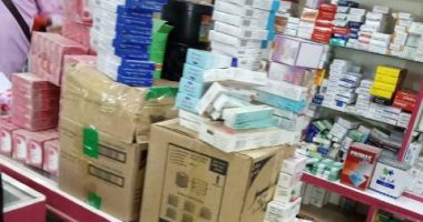 صور .. التفتيش الصيدلى بالشرقية يغلق صيدلية لترويجها أقراص مخدرة