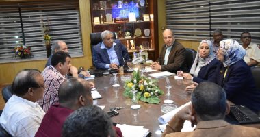 صور.. محافظ أسوان يناقش استكمال مشروع تطوير منطقة نجع السايح بإدفو‎
