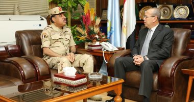 صور .. محافظ كفر الشيخ يستقبل رئيس مجلس إدارة الشركة المصرية للرمال السوداء