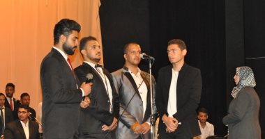 شاهد.. احتفالية "نوعية المنيا" بذكرى المولد النبوى الشريف