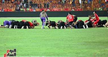 "سجدة وصلصة وبكاء" أبرز مشاهد فوز فراعنة الأولمبى على غانا