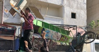 التحفظ على 68 حالة اشغال متنوع وغلق 3 محال تجارية مخالفة بالاسكندرية