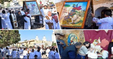 قصة "دير مارجرجس" بجبل الرزيقات بالأقصر فى ذكرى مولد القديس × 20معلومة