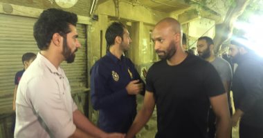 فيديو وصور.. شيكابلا وأوباما وسويلم يقدمون واجب العزاء فى علاء علي