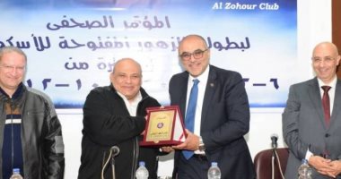 800 لاعبا يشاركون فى بطولة الإسكواش المفتوحة بنادى الزهور 
