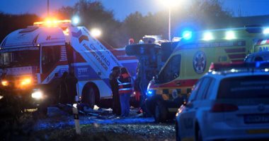 سلوفاكيا.. مصرع 13 شخصا وإصابة 20 على الأقل فى حادث تصادم.. صور