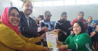 طلبة التربية الفكرية بالعريش يفوزون بالمركز الأول فى مسابقة بورسعيد