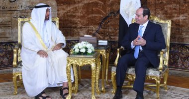 #مصر_تحب_الامارات يحتل ترند تويتر.. ومغردون ينشرون صور السيسى ومحمد بن زايد