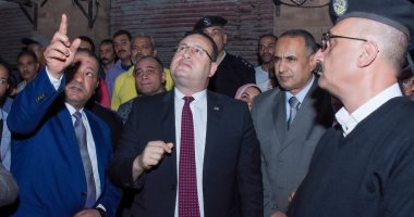 صور.. محافظ الإسكندرية يشكل لجنة لمعاينة عقار اللبان المائل