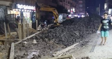 شكوى من كسر مسورة مياه للشرب أثناء تغيير مواسير الصرف الصحى بفيصل