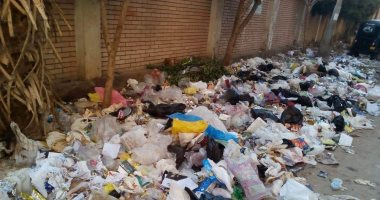 شكوى من انتشار القمامة أمام مدرسة بشبين الكوم 