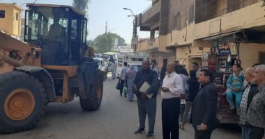 إزالة 545 حالة إشغال وتحرير 21 محضر فى حملة مكبرة ببنى سويف