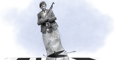 كاريكاتير الصحف الإماراتية.. سقوط الحوثى من قطعة الشطرنج باليمن 