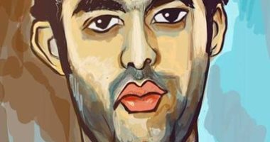 قارئة تشارك بصورة رسمتها للفنان الراحل هيثم أحمد زكى