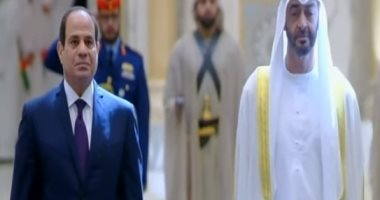 بدء مباحثات القمة بين الرئيس السيسي والشيخ محمد بن زايد ولى عهد أبو ظبى