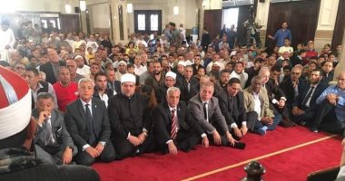 وزير الاوقاف ومحافظ المنوفية يفتتحان مسجد الشهيدين بقويسنا فى المنوفية 