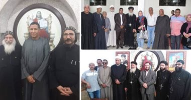 الآلاف يحتفلون غدا بالليلة الختامية لمولد دير مارجرجس بجبل الرزيقات بالأقصر.. محافظ الأقصر ومدير الأمن وممثل الأزهر والعمد والمشايخ يهنئون الأقباط.. الاحتفالات تتضمن تقديم الترانيم والأناشيد والعظات اليومية