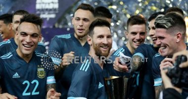 البرازيل ضد الأرجنتين.. فرحة عارمة لنجوم التانجو بعد كأس سوبر كلاسيكو "فيديو"