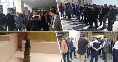 وزير الآثار: افتتاح متحف الغردقة نهاية العام الجارى.. أمن الوزارة يشارك شرطة السياحة والآثار فى التأمين,, لدينا قطع كثيرة فى المخازن تحتاج للعرض.. ويؤكد: المتحف سيقود لطفرة سياحية كبرى ويضم 1000 قطعة.. صور
