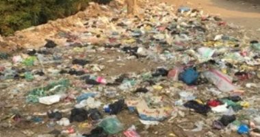 المخلفات تنتشر فى شنشور بالمنوفية.. وقارئ يشكو ويطلب وضع صناديق قمامة