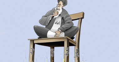 كاريكاتير الصحف الإماراتية.. إيران تشعل المنطقة العربية 