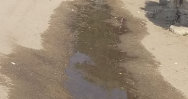  شكوى من غرق شارع المحمودية بالسلام بمياه الصرف الصحى