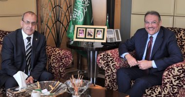 السفير السعودى فى مصر يستقبل نظيره الجزائرى لبحث القضايا المشتركة