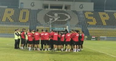 المنتخب الأولمبى يؤدى مرانه الأخير على ستاد القاهرة قبل السفر غدًا إلى طوكيو