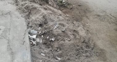 شكوى من تراكم الأتربة بشارع مصطفى النحاس بمدينة نصر