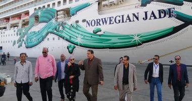 ميناء سفاجا البحرى يستقبل السفينة السياحية NoRwEGIANjADE وعلى متنها 2241 سائحا