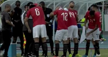 توقف لشرب المياه فى مباراة مصر وجزر القمر
