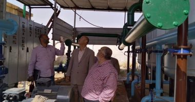 الانتهاء من مشروع تجديد محطة مياه الشرب بمركز الفرافرة بتكلفة 3.5 مليون جنيه