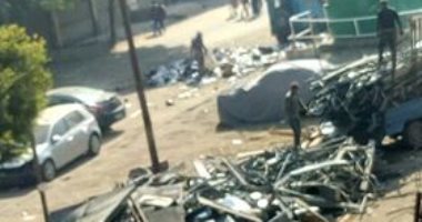 "تخزين الخردة فى الطريق العام".. شكوى أهالى شارع الرشاح التابع لحى حلوان