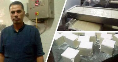 صور.. صندوق تنمية المشروعات بالشرقية يحقق حلم شاب فى إنشاء مصنع للجبن الأبيض.. سعيد بدر تركت السياحة وتعلمت صناعة الجبن فى معمل والدى.. الصندوق دعمنى فى نجاح مشروعى.. ومنتجاتى تنافس منتجات عالمية فى سوق الخليج