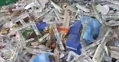 أهالى بلبيس يشكون انتشار نفايات طبية بالشوارع.. والمحافظ يكلف برفعها "صور"