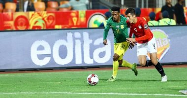 بالقنبلة.. لاعبو المنتخب الأولمبى يحتفلون بهدف التقدم على جنوب أفريقيا (فيديو)