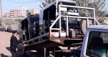 صور.. مرور الغربية يشن حملة مكبرة بشوارع المحلة وطنطا