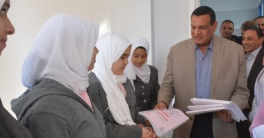 صور ..محافظ البحيرة يفتتح أعمال تطوير مدرسة التمريض بمستشفى رشيد 