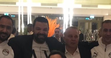 كيف احتفل عبد الظاهر السقا مع المنتخب الاوليمبى بالتأهل لطوكيو 2020؟