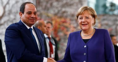 ميركل تستقبل الرئيس السيسي لعقد مباحثات ثنائية فى برلين