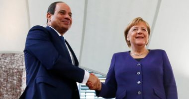 بدء المباحثات الثنائية بين الرئيس السيسى وإنجيلا ميركل فى برلين