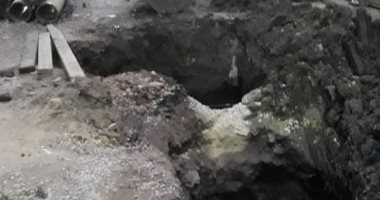 شكوى من عدم توافر حواجز أمنة ولوحات تحذيرية من أعمال الحفر فى الزيتون