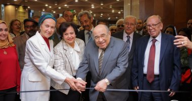 صور.. افتتاح معرض إبداعات الشيخ محمد عبد الرحمن في مكتبة الإسكندرية