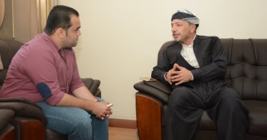 رئيس اتحاد علماء كردستان العراق: مصر لها مكانة كبيرة فى قلب كل كردى.. ويؤكد: الأزهر قبلة العلم والمرجعية الدينية.. وعلاقتنا به تاريخية وقديمة منذ صلاح الدين الأيوبى.. يجب اقتلاع الفكر المتطرف من جذوره 