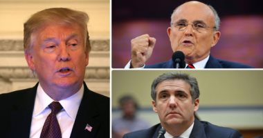 "المحامى الشخصى" كلمة السر لمتاعب ترامب فى البيت الأبيض.. مايكل كوهين أوشى بموكله فى فضيحة علاقته بممثلة إباحية ودفع أموال مقابل الصمت.. وجوليانى لعب دورا بارزا فى قضية عزل الرئيس